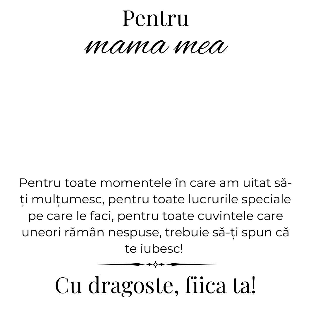 Colier din argint Amore pentru mamă