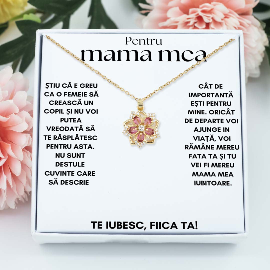 Colier Pink pentru mama