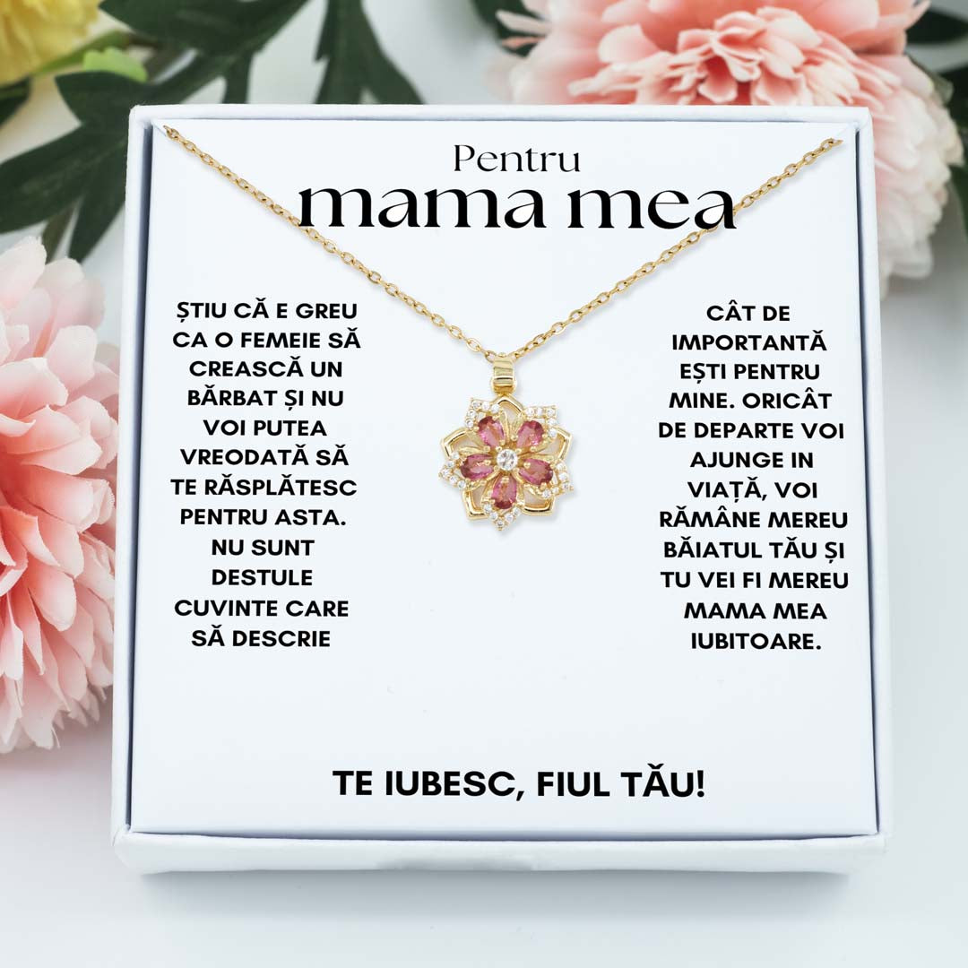 Colier Pink pentru mama