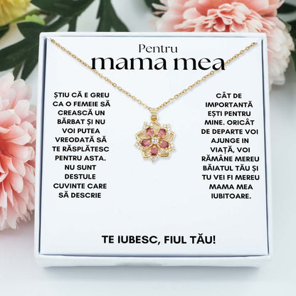 Colier Pink pentru mama