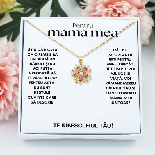 Colier Pink pentru mama